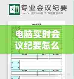 电脑实时会议纪要怎么做,实时记录会议