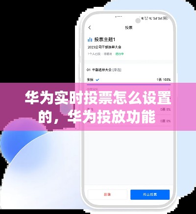 华为实时投票怎么设置的,华为投放功能