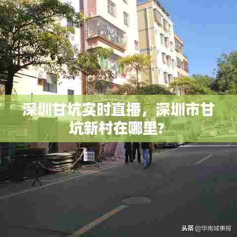 深圳甘坑实时直播,深圳市甘坑新村在哪里?