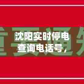 沈阳实时停电查询电话号,沈阳实时停电查询电话号码