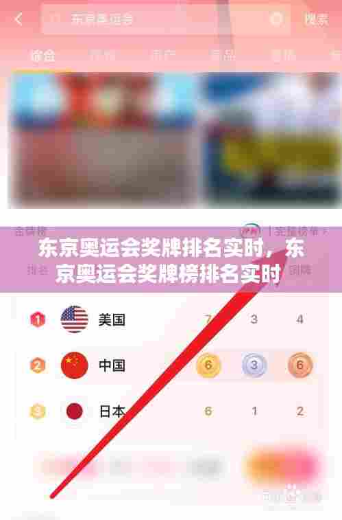 东京奥运会奖牌排名实时,东京奥运会奖牌榜排名实时