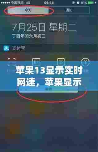 苹果13显示实时网速,苹果显示实时网速的软件