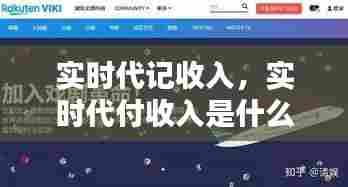实时代记收入,实时代付收入是什么意思?