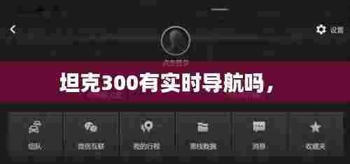 坦克300有实时导航吗,