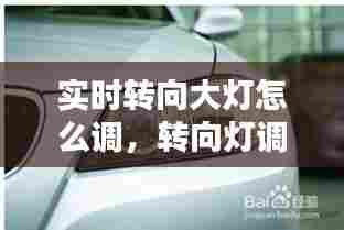 实时转向大灯怎么调,转向灯调节