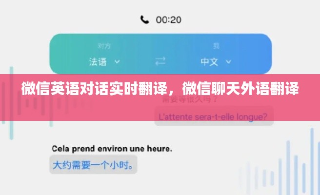 微信英语对话实时翻译,微信聊天外语翻译