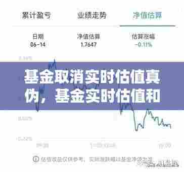 基金取消实时估值真伪，基金实时估值和净值的区别 