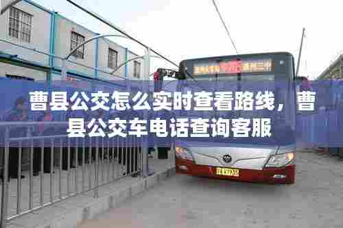 曹县公交怎么实时查看路线,曹县公交车电话查询客服