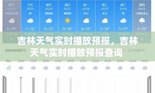 吉林天气实时播放预报，吉林天气实时播放预报查询 