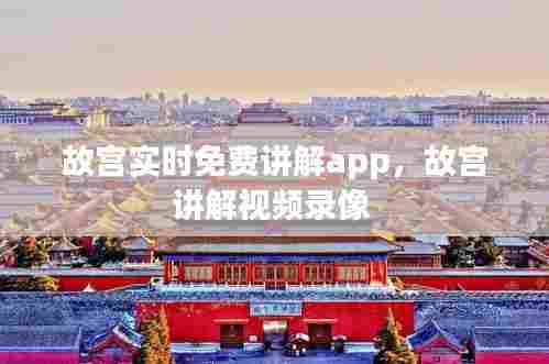 故宫实时免费讲解app,故宫讲解视频录像