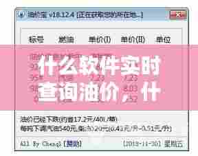 什么软件实时查询油价，什么软件可查油价 