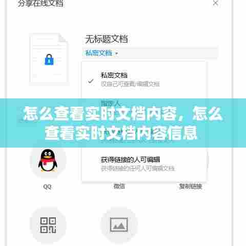 怎么查看实时文档内容，怎么查看实时文档内容信息 