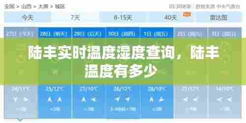 陆丰实时温度湿度查询，陆丰温度有多少 