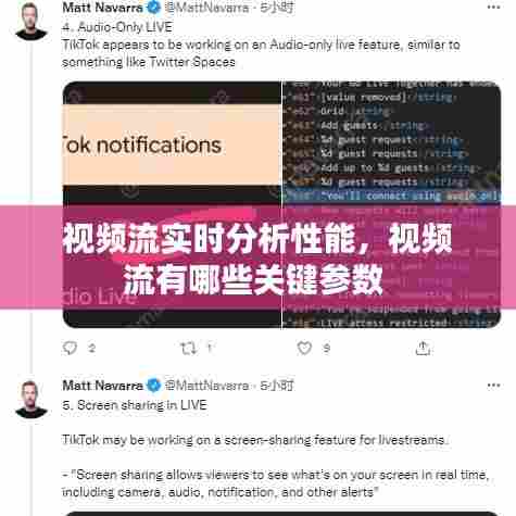 视频流实时分析性能，视频流有哪些关键参数 