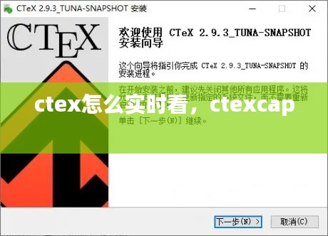 ctex怎么实时看，ctexcap 
