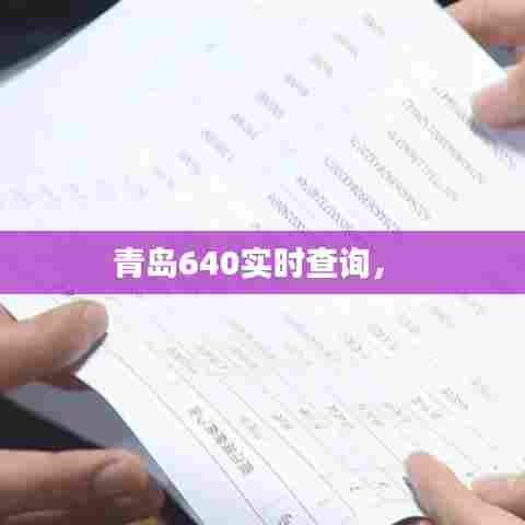 青岛640实时查询,