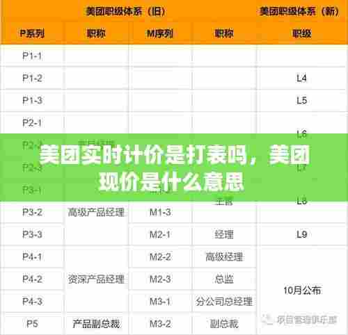 美团实时计价是打表吗，美团现价是什么意思 