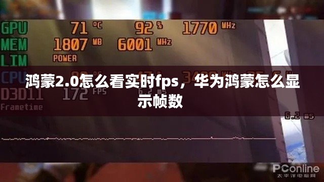 鸿蒙2.0怎么看实时fps，华为鸿蒙怎么显示帧数 