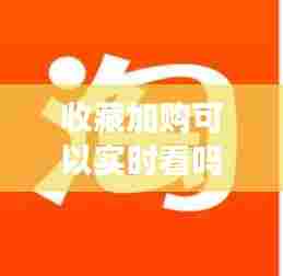 收藏加购可以实时看吗,收藏加购是什么意思