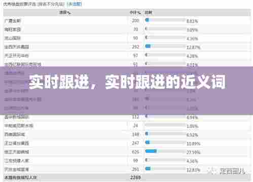 实时跟进,实时跟进的近义词