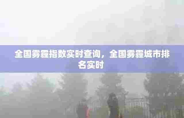 全国雾霾指数实时查询,全国雾霾城市排名实时