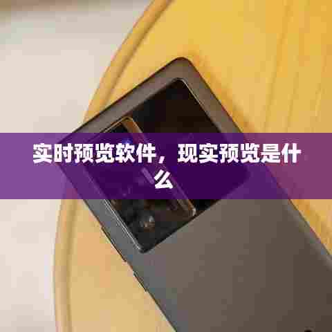 实时预览软件，现实预览是什么 