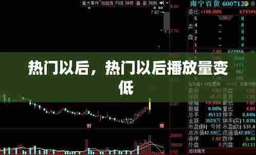 热门以后，热门以后播放量变低 