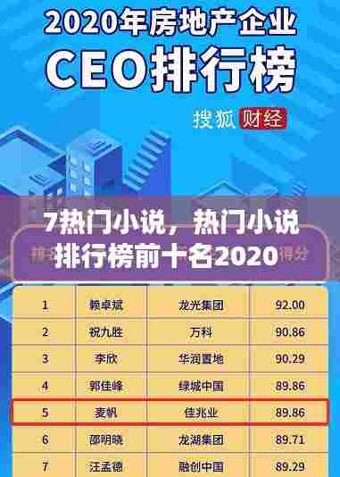 7热门小说,热门小说排行榜前十名2020