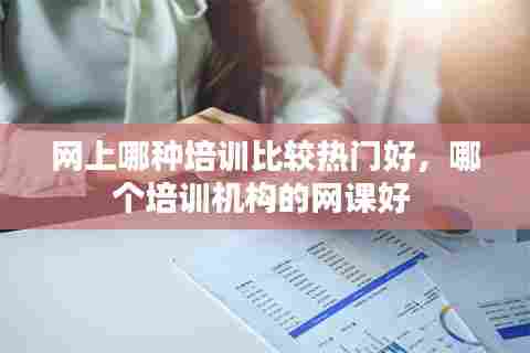 网上哪种培训比较热门好,哪个培训机构的网课好