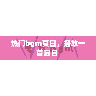 热门bgm夏日，播放一首夏日 