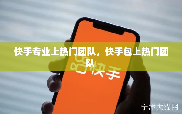 快手专业上热门团队,快手包上热门团队