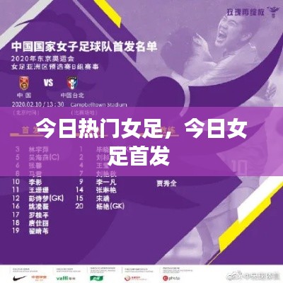 今日热门女足,今日女足首发