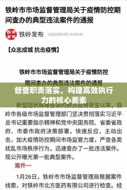 督查职责落实,构建高效执行力的核心要素