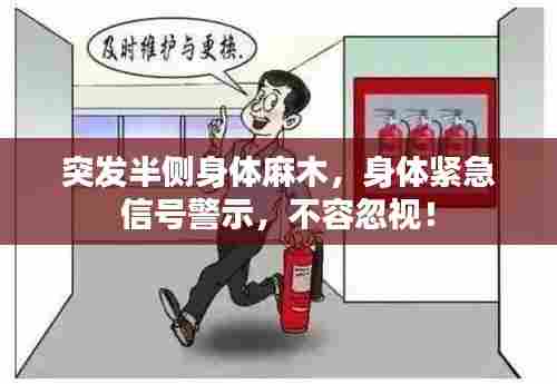 突发半侧身体麻木,身体紧急信号警示,不容忽视!