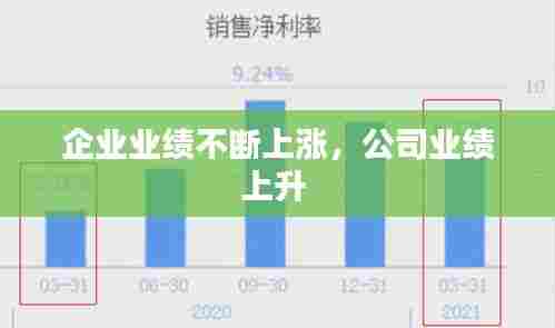 企业业绩不断上涨，公司业绩上升 