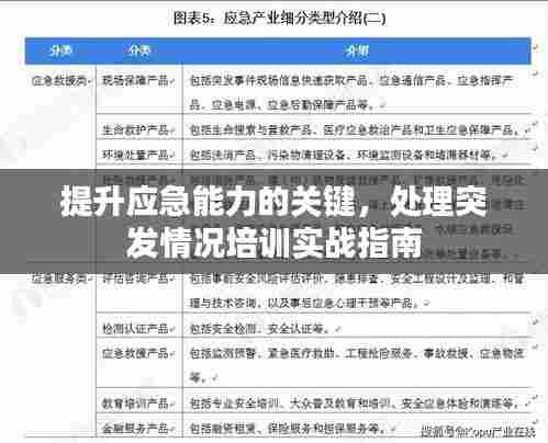 提升应急能力的关键,处理突发情况培训实战指南