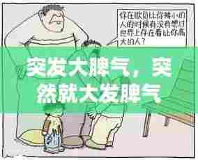 突发大脾气，突然就大发脾气 