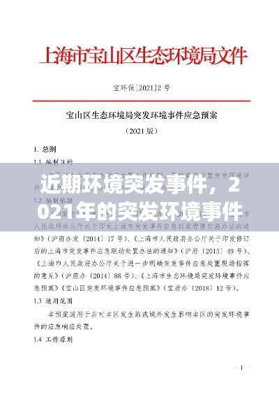 近期环境突发事件,2021年的突发环境事件是什么