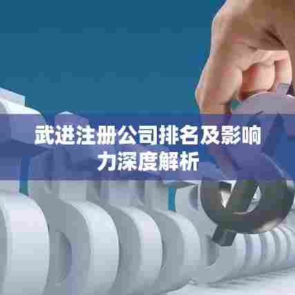 武进注册公司排名及影响力深度解析