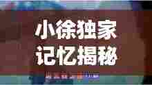 小徐独家记忆揭秘,不容错过的精彩瞬间!