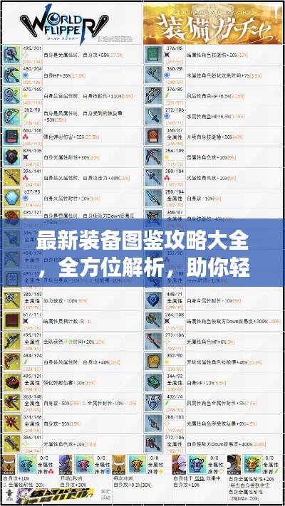 最新装备图鉴攻略大全,全方位解析,助你轻松掌握装备秘籍!