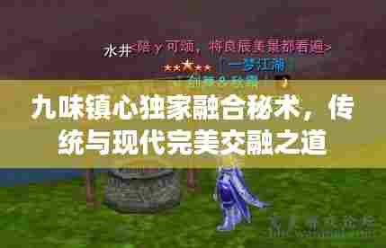 九味镇心独家融合秘术,传统与现代完美交融之道