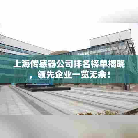 上海传感器公司排名榜单揭晓，领先企业一览无余！