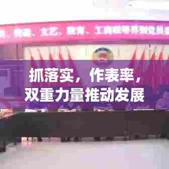 抓落实，作表率，双重力量推动发展领航前行