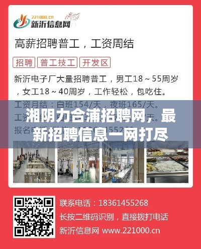 湘阴力合浦招聘网,最新招聘信息一网打尽