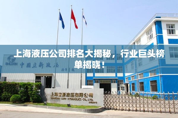 上海液压公司排名大揭秘，行业巨头榜单揭晓！