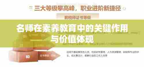 名师在素养教育中的关键作用与价值体现