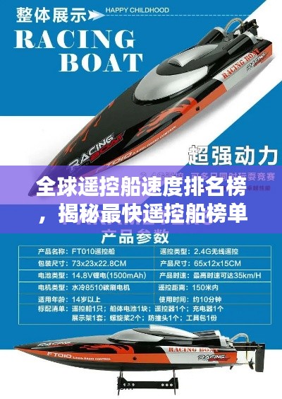全球遥控船速度排名榜,揭秘最快遥控船榜单!