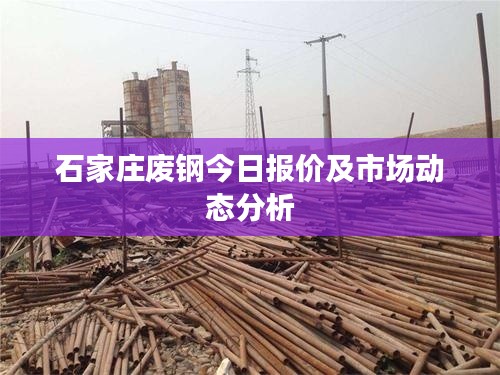 石家庄废钢今日报价及市场动态分析