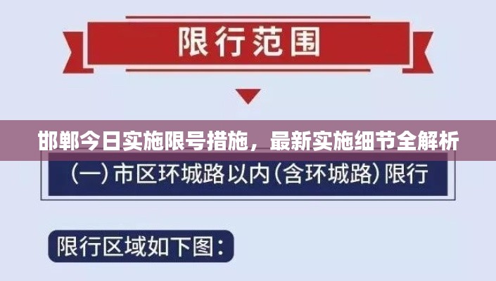 邯郸今日实施限号措施,最新实施细节全解析